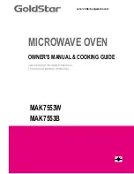 LG GoldStar MAK7553B Owner'S Manual & Cooking Manual предпросмотр