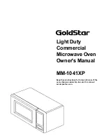 Preview for 1 page of LG GoldStar MM-1041XP Owner'S Manual