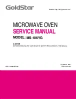 Предварительный просмотр 1 страницы LG GoldStar MS-106YG Service Manual