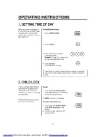 Предварительный просмотр 9 страницы LG GoldStar MS-132XC Owner'S Manual & Cooking Manual