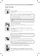 Preview for 19 page of LG GP-5D906BSL Owner'S Manual