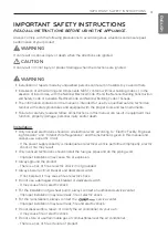 Preview for 3 page of LG GP-W500B6C Installation Manual