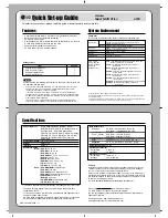 Preview for 3 page of LG GP08NU20 Quick Setup Manual