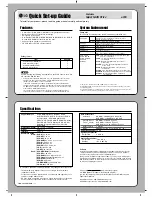 Preview for 3 page of LG GP08NU40 Quick Setup Manual