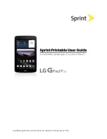 Preview for 1 page of LG GPad F 7.0 User Manual