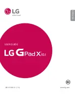 LG GPad X 10.1 User Manual preview