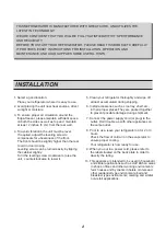 Предварительный просмотр 4 страницы LG GR-051SF Owner'S Manual