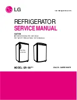 LG GR-154 series Service Manual preview