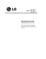 LG GR-249VV Operation Manual preview