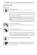 Предварительный просмотр 14 страницы LG GR-5D725SL Owner'S Manual