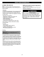 Предварительный просмотр 16 страницы LG GR-B238J Series Owner'S Manual