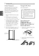 Предварительный просмотр 12 страницы LG GR-B24FWAHL Owner'S Manual