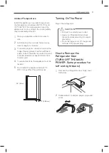 Предварительный просмотр 11 страницы LG GR-B24FWSHL Owner'S Manual