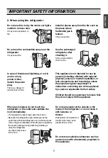 Предварительный просмотр 7 страницы LG GR-B822GSPC Owner'S Manual