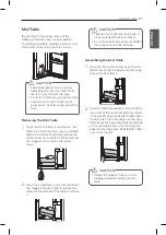 Предварительный просмотр 27 страницы LG GR-D31FTKHL Owner'S Manual