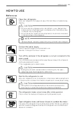 Предварительный просмотр 25 страницы LG GR-J268LSJV Owner'S Manual