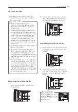 Предварительный просмотр 25 страницы LG GR-J910DID Owner'S Manual