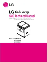 LG GR-K16SLQ Technical Manual preview