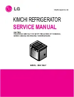 Preview for 1 page of LG GR-K192AF Service Manual