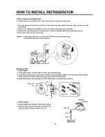 Предварительный просмотр 6 страницы LG GR-L207ER and Parts List And Instructions Manual