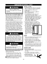 Предварительный просмотр 12 страницы LG GR-L218STSL User Manual