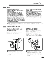 Предварительный просмотр 9 страницы LG GR-L218USJH (Spanish) Guía Para El Uso E Instrucciones De Instalación