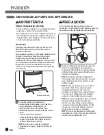 Предварительный просмотр 18 страницы LG GR-L218USJH (Spanish) Guía Para El Uso E Instrucciones De Instalación