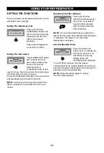 Предварительный просмотр 21 страницы LG GR-L258USJH Owner'S Manual