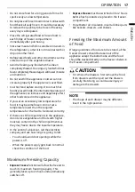 Предварительный просмотр 17 страницы LG GR-M24FMSHL Owner'S Manual