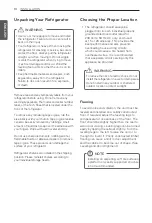 Preview for 10 page of LG GR-M24FW Series Owner'S Manual