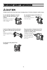 Предварительный просмотр 8 страницы LG GR-V2523SL Owner'S Manual