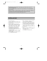 Предварительный просмотр 2 страницы LG GR051SW Owner'S Manual