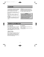 Предварительный просмотр 6 страницы LG GR051SW Owner'S Manual