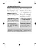 Предварительный просмотр 7 страницы LG GR051SW Owner'S Manual