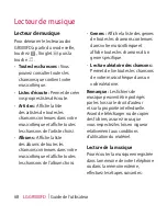 Preview for 72 page of LG GR500FD (French) Manual De L'Utilisateur