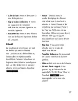 Preview for 81 page of LG GR500FD (French) Manual De L'Utilisateur