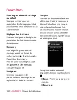 Preview for 106 page of LG GR500FD (French) Manual De L'Utilisateur