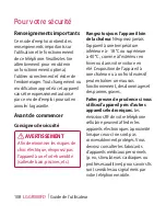 Preview for 112 page of LG GR500FD (French) Manual De L'Utilisateur