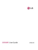 LG GR500R User Manual preview