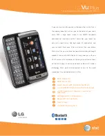 LG GR700 Specifications предпросмотр