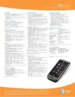 Preview for 2 page of LG GR700 Specifications