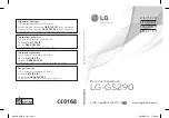 Preview for 1 page of LG GS290 User Manual