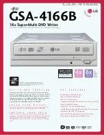 Preview for 1 page of LG GSA-4166B Specifications