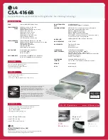 Preview for 2 page of LG GSA-4166B Specifications