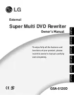 Preview for 1 page of LG GSA-5120D Owner'S Manual