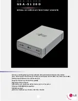 Preview for 1 page of LG GSA-5120D Specifications