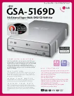 LG GSA-5169D Specifications preview