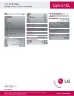 Preview for 2 page of LG GSA-E40L Specifications