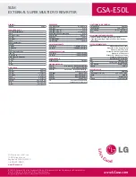 Preview for 2 page of LG GSA-E50L Specifications