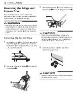 Preview for 12 page of LG GSB6616PS Owner'S Manual